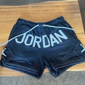 Jordan x Nina Chanel Abney black fleece shorts